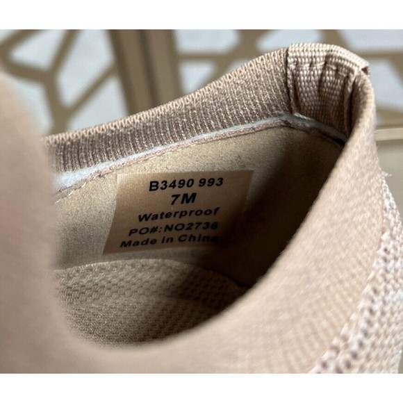 Blondo Karen Waterproof Slip-On Sneaker Women 7 M Pink Heathered Knit - Picture 8 of 10